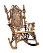 wicker rocking chair